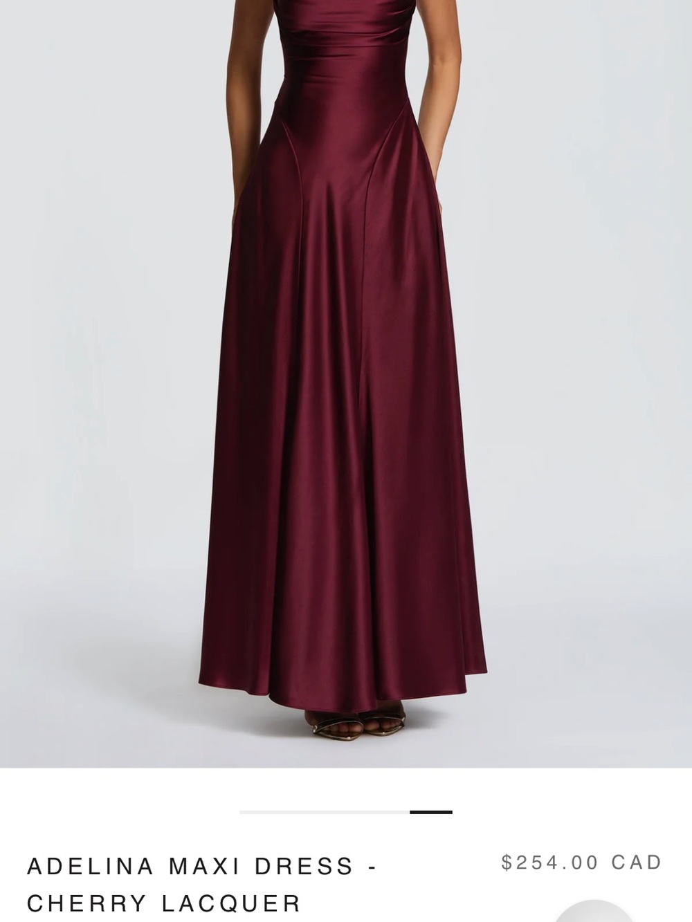 Brand new - never worn, tags still on - Adelina Maxi Dress - Chery dress Babyboo